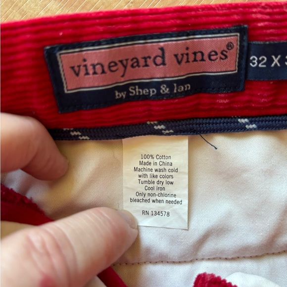 Men’s Vineyard Vines Straight Leg Club Pant - Picture 6 of 7